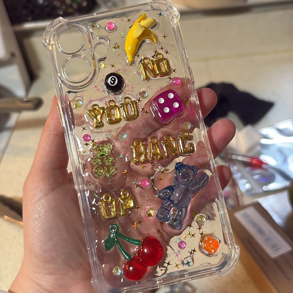 HAND CRAFTED JUNK CHARM IPHONE 16 PLUS PHONE CASE
